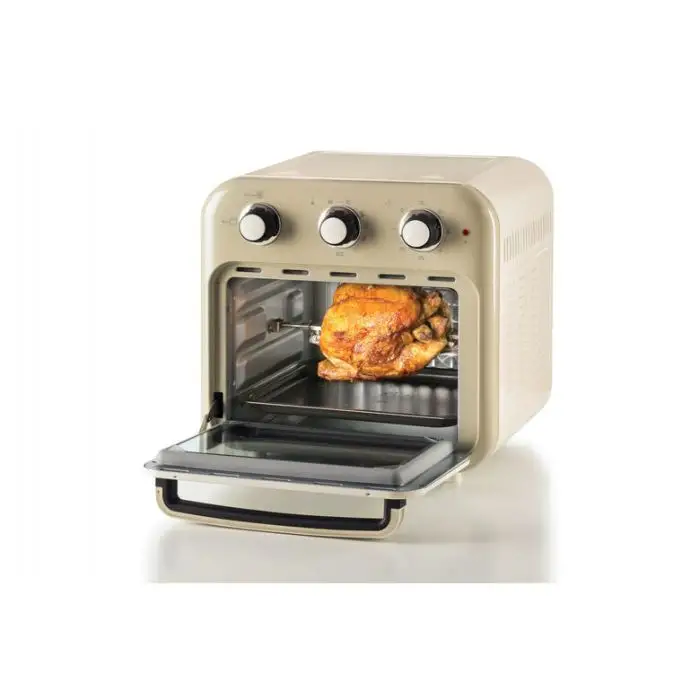 Ariete 4632 Friggitrice ad aria e forno Vintage, 1400W, 2in1, Capacità 16L, Accessori inclusi, Timer 60 minuti, Doppio vetro, Beige , 156348 , Immagine 3
