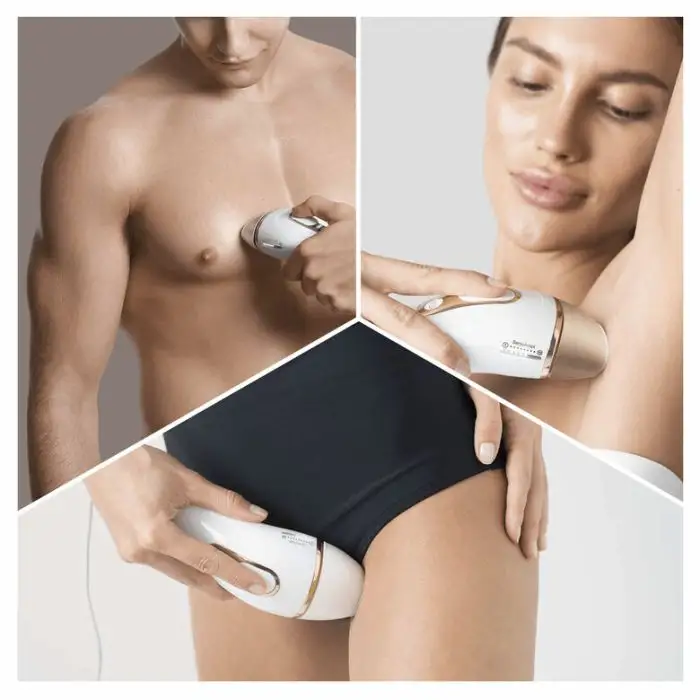 Braun Silk-expert Pro 5 PL5117 Epilatore Luce Pulsata Di Ultima Generazione, IPL, Epilazione Definitiva, Bianco E Oro , 132549 , Immagine 3