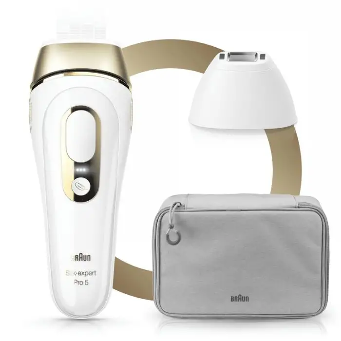 Braun Silk-expert Pro 5 PL5117 Epilatore Luce Pulsata Di Ultima Generazione, IPL, Epilazione Definitiva, Bianco E Oro , 132549 , Immagine 14