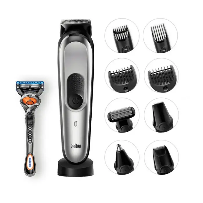 Braun Multigroomer Rifinitore 10-In-1 Tutto-In-1 MGK7021 Rasoio Barba Elettrico, Rifinitore E Tagliacap , 122163 , Immagine 6