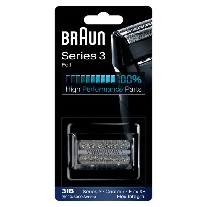 Braun Testina Di Ricambio 31B Nero - Compatibile Con I Rasoi Series 3 , 78570 , Immagine 3