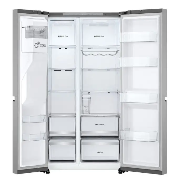 LG GSLE81PYBC Frigorifero Side-by-Side, Classe C, 628L, Wi-Fi, Dispenser senza allaccio, Total No Frost, Prime Silver , 156650 , Immagine 9