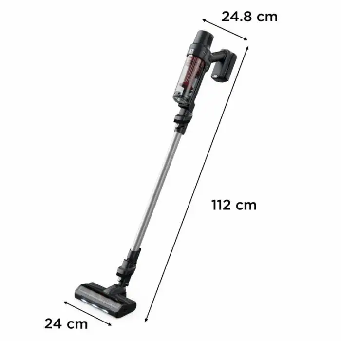 Rowenta X-Pert 7.60 RH6A71 aspirapolvere senza filo Alluminio, Rosso Senza sacchetto , 155821 , Immagine 2