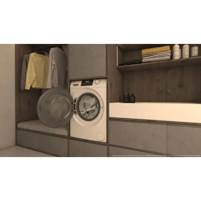 Haier HW80-BP14929A-S lavatrice Caricamento frontale 8 kg 1400 Giri/min Bianco , 153876 , Immagine 10