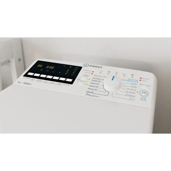 Indesit BTW B7231P IT lavatrice Caricamento dall&#039;alto 7 kg 1200 Giri/min D Bianco , 149898 , Immagine 4