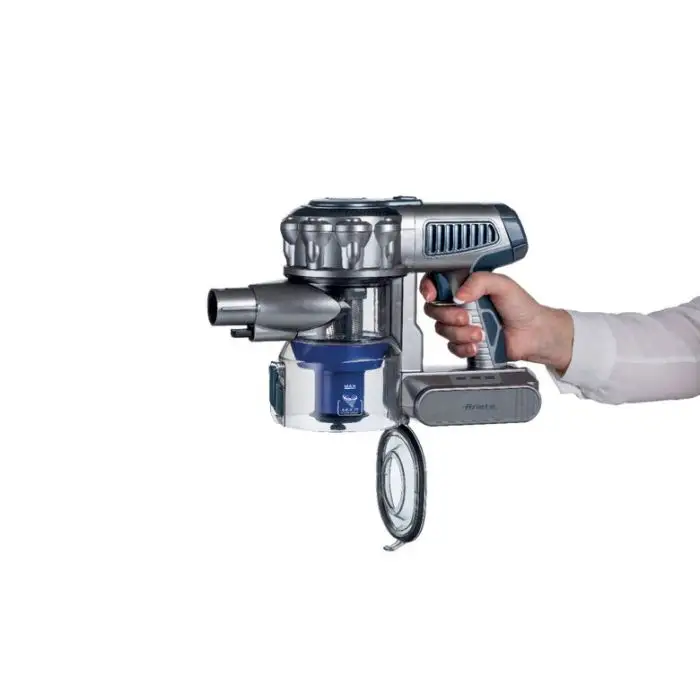 Ariete 22V Lithium 2724, Scopa Elettrica Cordless e Aspirabriciole con Motore Digitale, Alluminio, Arancio, 200 W , 149391 , Immagine 3