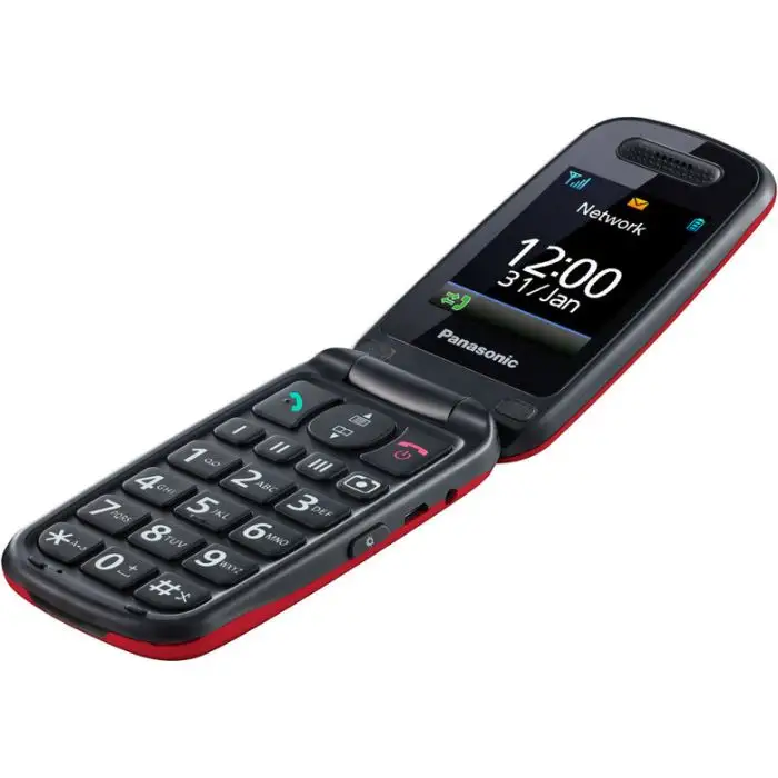 Panasonic KX-TU456 6,1 cm (2.4&quot;) 110 g Rosso Telefono cellulare basico , Smartphone e Cellulari , 123192 , Immagine 8