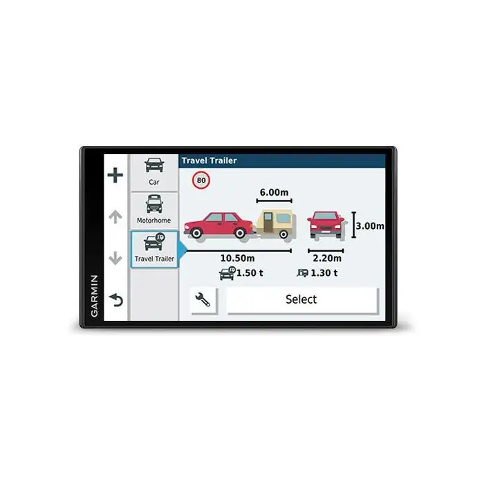 Garmin Camper 780 navigatore Portatile 17,6 cm (6.95&quot;) TFT Touch screen 239,6 g Nero , 131894 , Immagine 4