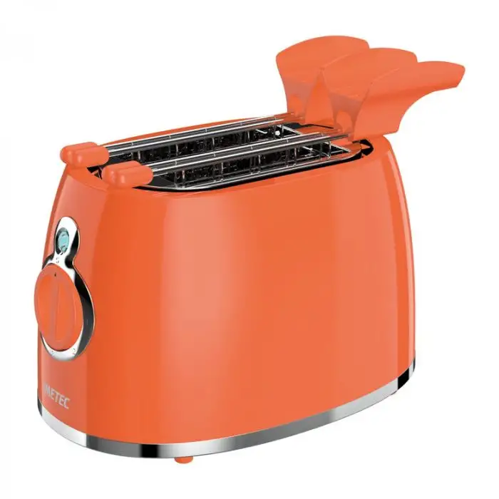 Imetec 7453 tostapane 2 fetta/e 500 W Cromo, Arancione in Offerta Online