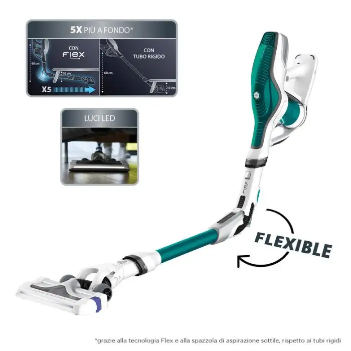 Rowenta Air Force Flex 560 RH9472 Animal, Scopa Elettrica Senza Filo e Senza Sacco , 123594 , Immagine 2