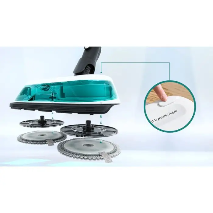 Bosch Scopa elettrica lavapavimenti 2in1 Unlimited 7 ProHygienic Aqua Bianco , 155975 , Immagine 5