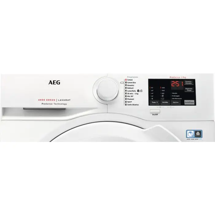 AEG L6FBI941 lavatrice Caricamento frontale 9 kg 1400 Giri/min Bianco , 131984 , Immagine 2