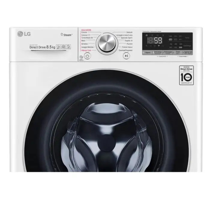 LG F2WV7S8P1 Lavatrice Slim Intelligente AIDD 8.5kg Vapore TurboWash 1400 Giri/min Carica frontale Classe A+++-30% , 125126 , Immagine 5