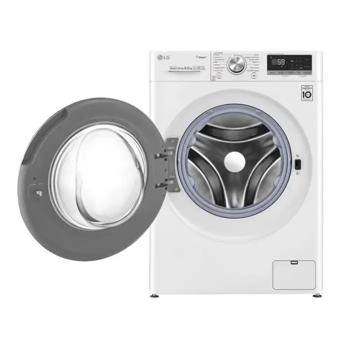 LG F2WV7S8P1 Lavatrice Slim Intelligente AIDD 8.5kg Vapore TurboWash 1400 Giri/min Carica frontale Classe A+++-30% , 125126 , Immagine 2