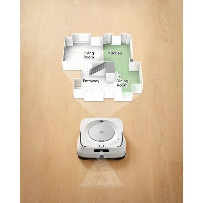 iRobot Braava Jet m6 aspirapolvere robot Combi Bianco , 126151 , Immagine 10