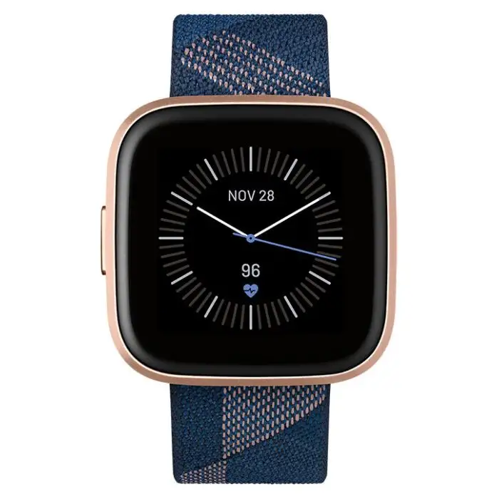 Fitbit Versa 2 3,55 cm (1.4&quot;) 40 mm AMOLED Nero, Oro , 126193 , Immagine 4