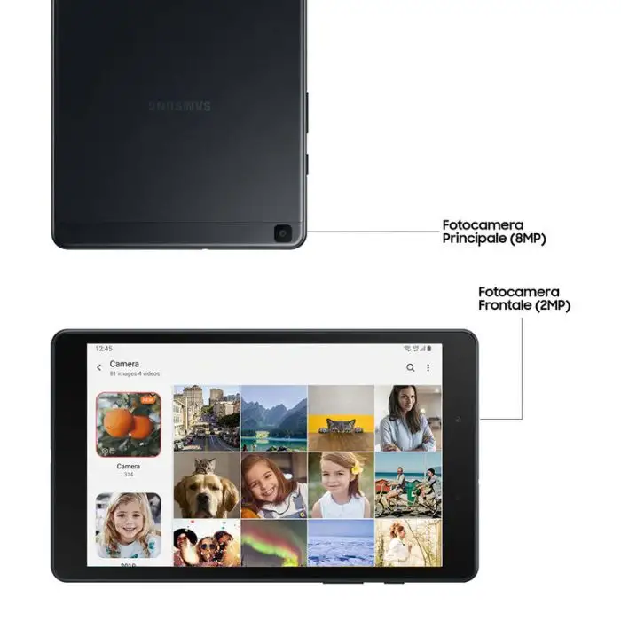 Samsung Galaxy Tab A , Black, 8&quot;, Wi-Fi/LTE, 32GB , 125418 , Immagine 5