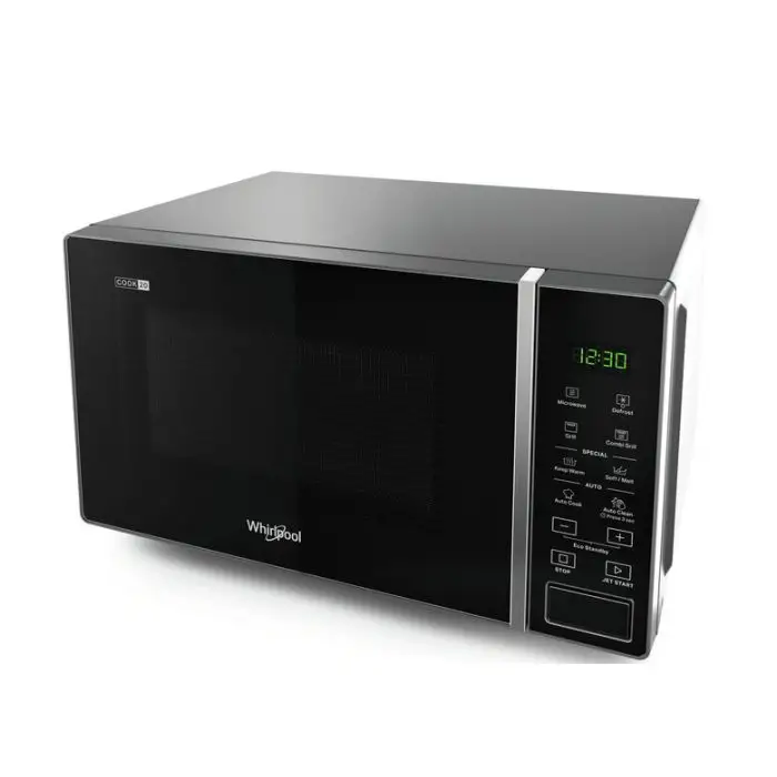 Whirlpool MWP 203 SB Superficie piana Microonde con grill 20 L 700 W Nero, Argento , 124714 , Immagine 3