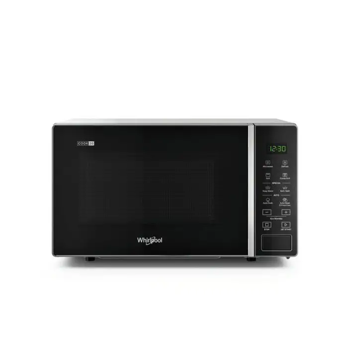 Whirlpool MWP 203 SB Superficie piana Microonde con grill 20 L 700 W Nero, Argento , 124714 , Immagine 2