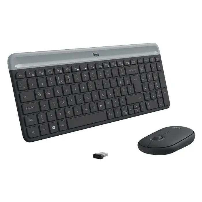 Logitech Slim Wireless Combo MK470 tastiera RF Wireless QWERTY Italiano Grafite , 127084 , Immagine 5