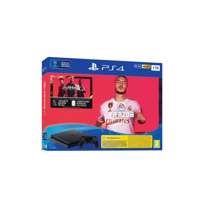 Sony PS4 1TB + FIFA 20 1000 GB Wi-Fi Nero , 125689 , Immagine 2