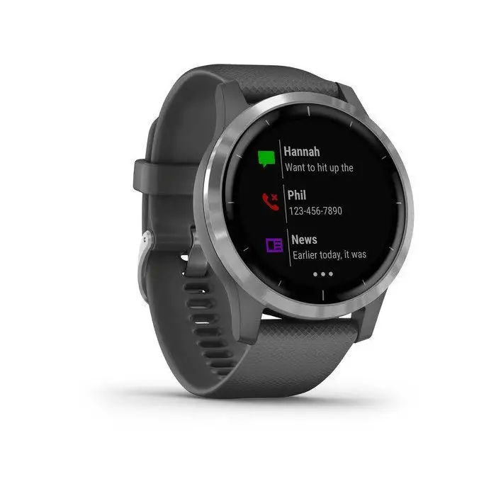 Garmin vívoactive 4 3,3 cm (1.3&quot;) 45 mm MIP Argento GPS (satellitare) , 134770 , Immagine 3