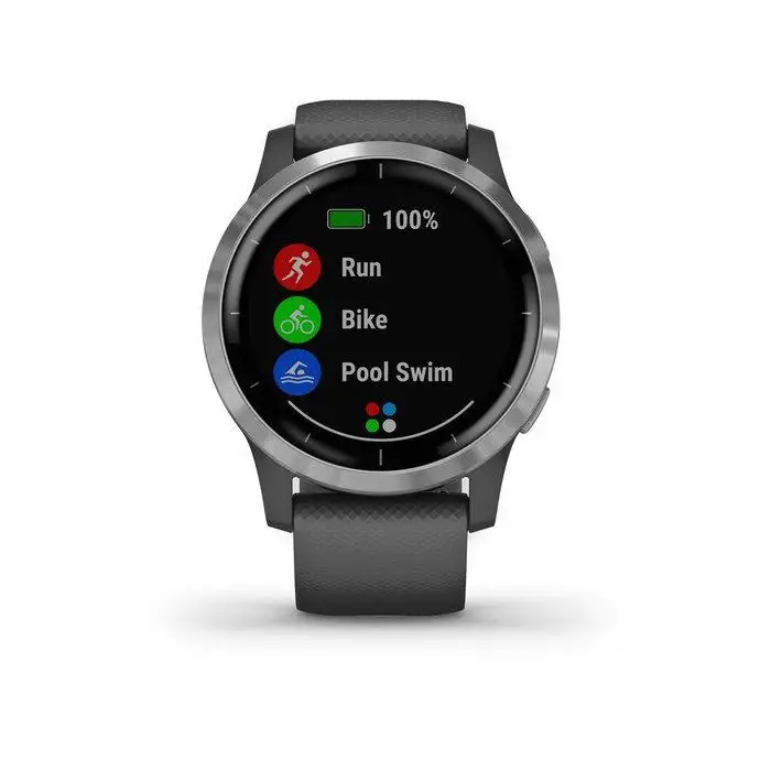 Garmin vívoactive 4 3,3 cm (1.3&quot;) 45 mm MIP Argento GPS (satellitare) , 134770 , Immagine 4