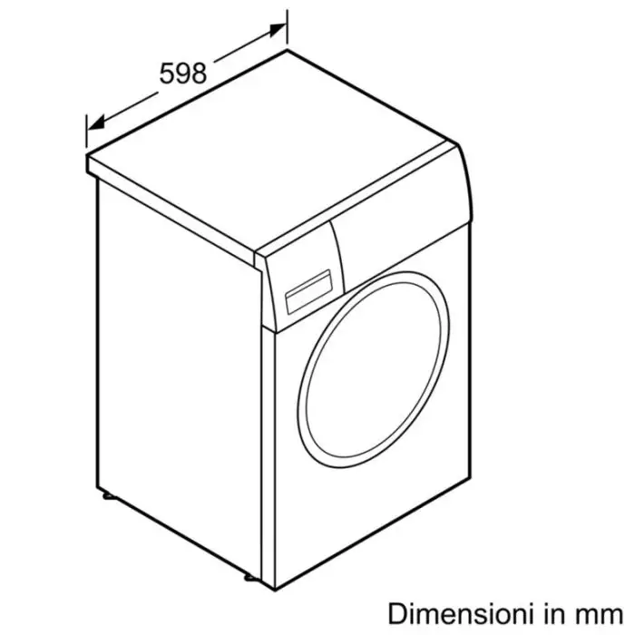 Bosch Serie 4 WTH83008II asciugatrice Libera installazione Caricamento frontale 8 kg A+ Bianco , 125664 , Immagine 8