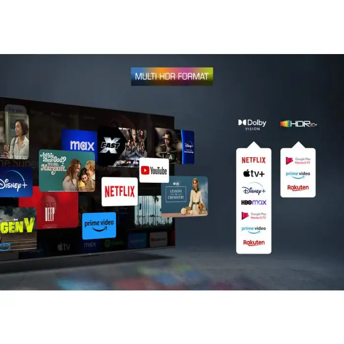 TCL 75C655 Televisione Smart TV 75 Pollici Qled 4K Serie C6 Dolby Vision Atmos Google TV Audio Onkyo , 153825 , Immagine 10