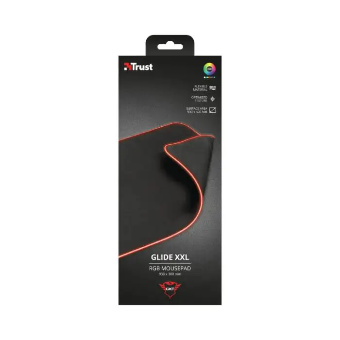 Trust GXT 764 Glide-Flex XXL RGB Tappetino per mouse per gioco da computer Nero , 137853 , Immagine 7