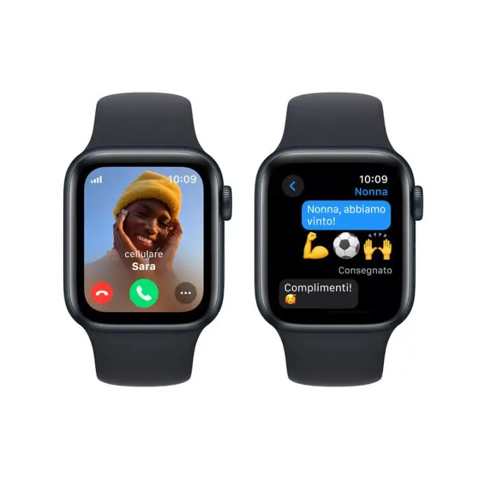 Apple Watch SE GPS + Cellular Cassa 40mm in Alluminio Mezzanotte con Cinturino Sport Mezzanotte - M/L , 150467 , Immagine 4