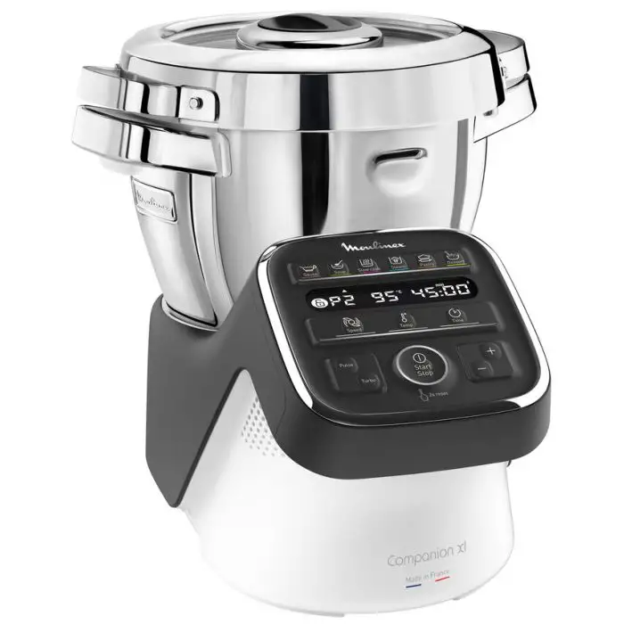 Moulinex HF8098 Companion XL, Robot da cucina multifunzione, 12 programmi automatici, 6 accessori, recipiente 3L, intervallo di temperatura da 30 °C a 150 °C, Ricettario: 300 idee per ricett , 138950 , Immagine 4