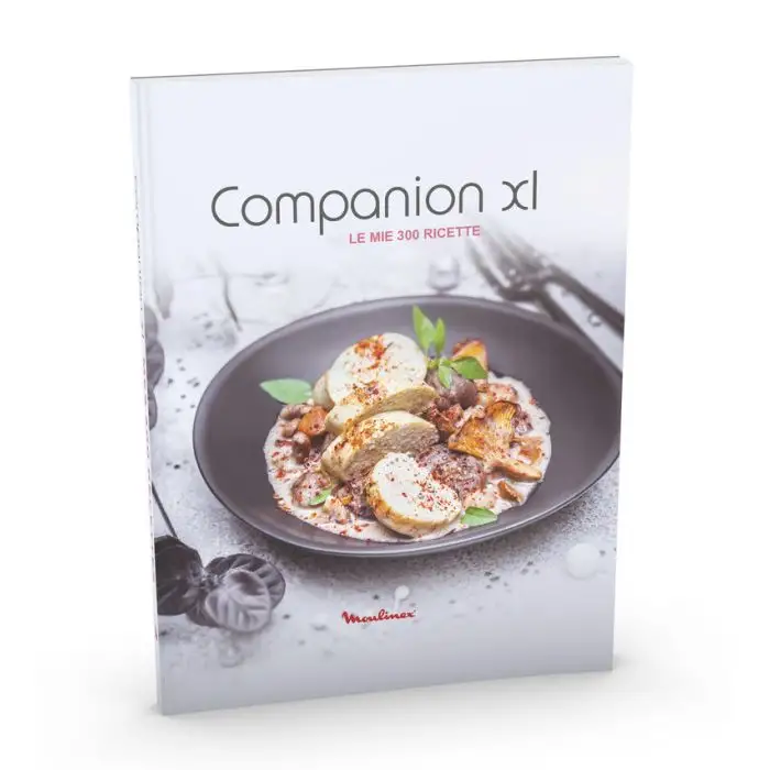 Moulinex HF8098 Companion XL, Robot da cucina multifunzione, 12 programmi automatici, 6 accessori, recipiente 3L, intervallo di temperatura da 30 °C a 150 °C, Ricettario: 300 idee per ricett , 138950 , Immagine 6