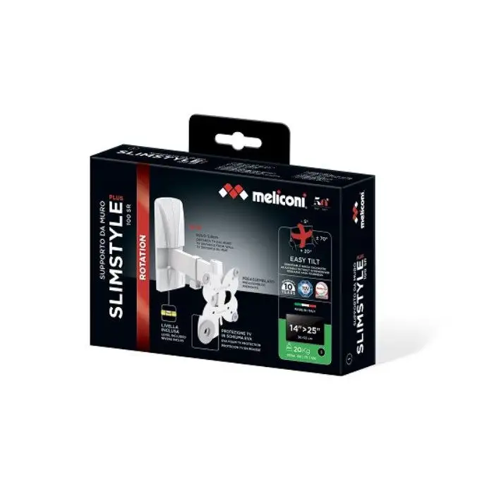 Meliconi SlimStyle Plus 100 SDR 63,5 cm (25&quot;) Bianco , 126637 , Immagine 2