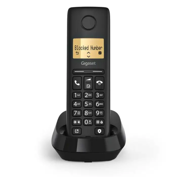Gigaset PURE 100 Telefono analogico/DECT Identificatore di chiamata Nero , 152283 , Immagine 5