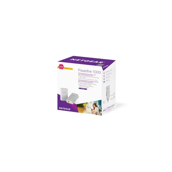 Netgear PL1000 1000 Mbit/s Collegamento ethernet LAN Bianco 2 pz , 100854 , Immagine 8