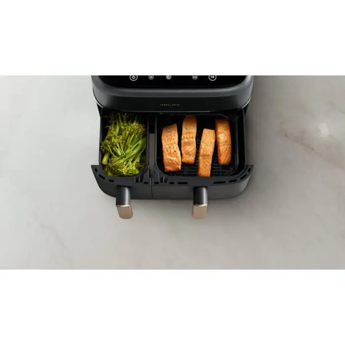 Philips 3000 series Airfryer doppio cestello, friggitrice ad aria da 9.0L, 12 metodi di cottura, App per ricette NA352/00 , 157371 , Immagine 2