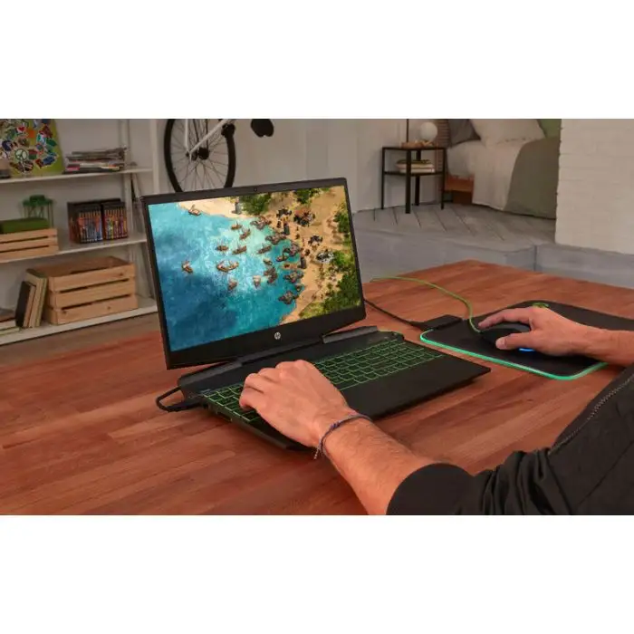 HP Pavilion Gaming 15-ec0021nl Computer portatile 39,6 cm (15.6&quot;) Full HD AMD Ryzen 7 8 GB DDR4-SDRAM 512 GB SSD NVIDIA® GeForce® GTX 1650 Wi-Fi 5 (802.11ac) Windows 10 Home Nero , 129765 , Immagine 15