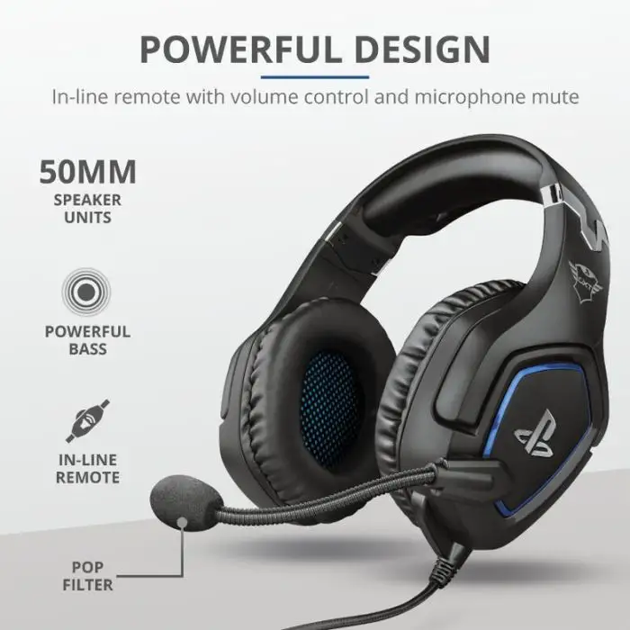 Trust GXT 488 Forze PS4 Auricolare Cablato A Padiglione Giocare Nero , Default Category , 128289 , Immagine 9