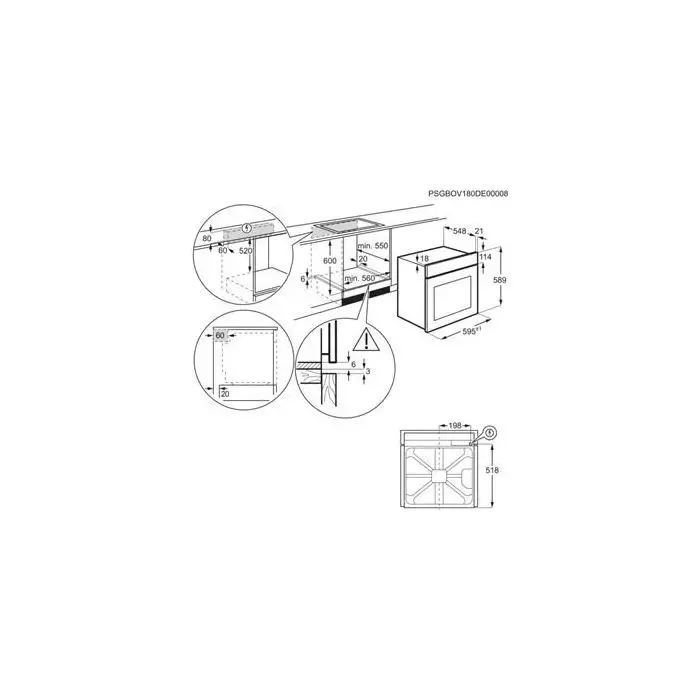 Electrolux FQ 751 XEV Forno a Incasso 72 L 2980 W A Acciaio inossidabile , 128377 , Immagine 5