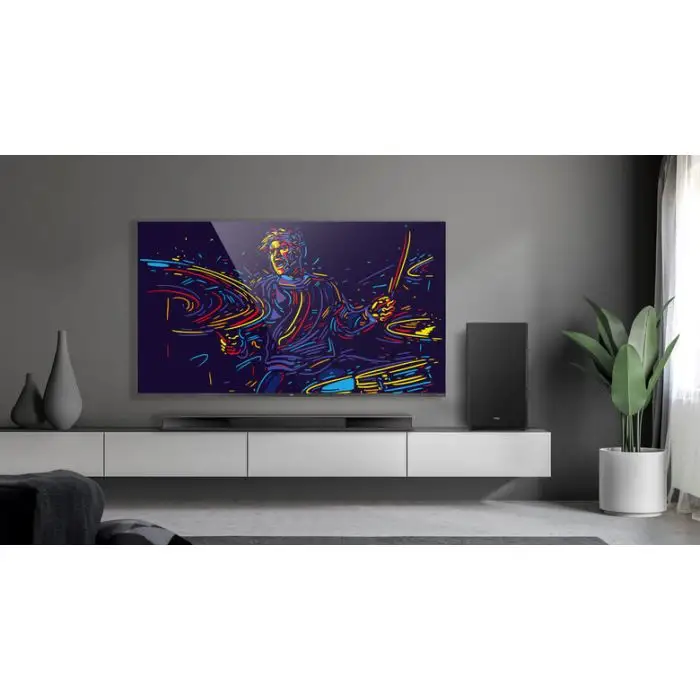 TCL Soundbar TS9030 Dolby Atmos 3.1 con subwoofer wireless per TV compatibile con Google Assistant &amp; Apple Airplay (tecnologia RayDanz, Chromecast integrato, HDMI ARC, kit montaggio a parete , 134303 , Immagine 10