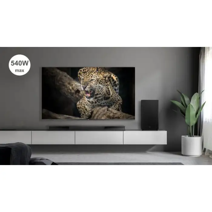 TCL Soundbar TS9030 Dolby Atmos 3.1 con subwoofer wireless per TV compatibile con Google Assistant &amp; Apple Airplay (tecnologia RayDanz, Chromecast integrato, HDMI ARC, kit montaggio a parete , 134303 , Immagine 12