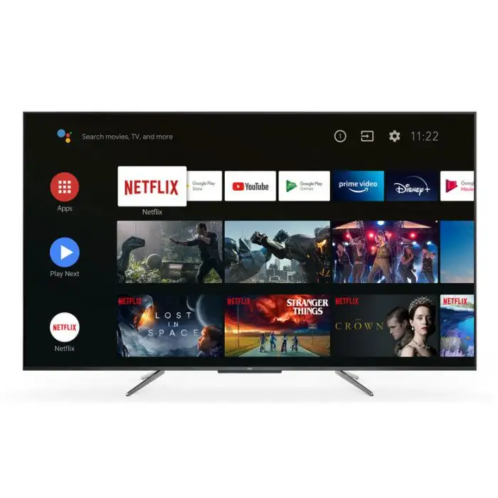 TCL 55C715 55 pollici QLED TV, 4K Ultra HD, Smart TV con sistema Android 9.0 (HDR 10+, Micro dimming, Dolby Vision-Atmos), Controllo Vocale Hands-Free, Design ultra sottile in alluminio e se , 134328 , Immagine 3