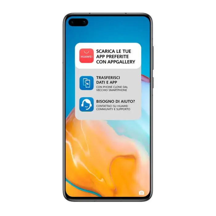 Huawei P40 15,5 cm (6.1&quot;) Dual SIM ibrida Android 10.0 Huawei Mobile Services (HMS) 5G USB tipo-C 8 GB 128 GB 3800 mAh Nero , 129671 , Immagine 2