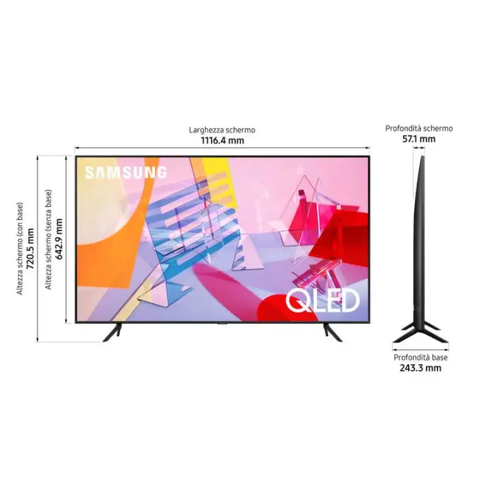Samsung Series 6 QE50Q60TAU 127 cm (50&quot;) 4K Ultra HD Smart TV Wi-Fi Nero , 130690 , Immagine 4