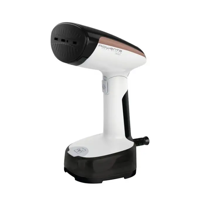 Rowenta DR3030 Access Steam Pocket Stiratore Verticale, Pronto in 15 Sec, Compatto e Leggero, Uccide Batteri, Rimuove Gli Allergeni, 1300 W, Acciaio Inossidabile, Nero/Bianco/Rosa , 130727 , Immagine 2
