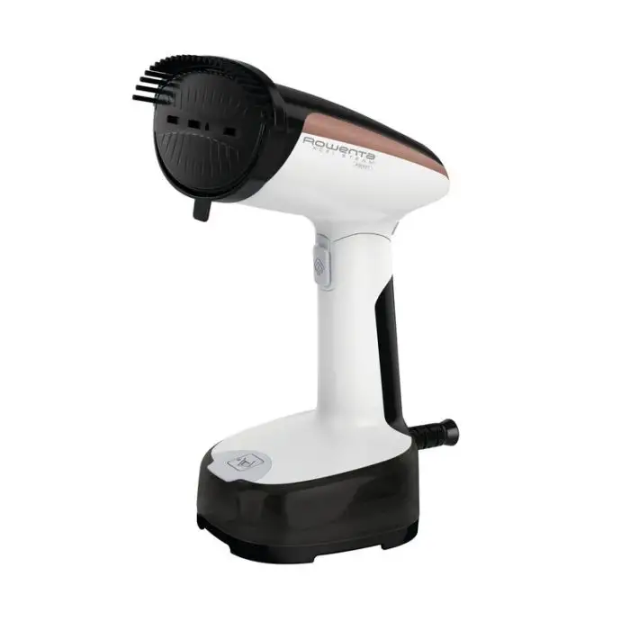 Rowenta DR3030 Access Steam Pocket Stiratore Verticale, Pronto in 15 Sec, Compatto e Leggero, Uccide Batteri, Rimuove Gli Allergeni, 1300 W, Acciaio Inossidabile, Nero/Bianco/Rosa , 130727 , Immagine 3