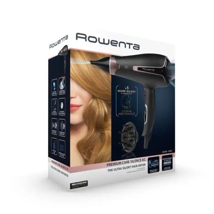 Rowenta Silence CV7920 AC Premium Care Asciugacapelli Silenzioso, 2300 W, con Generatore di Ioni e Diffusore , 111024 , Immagine 16