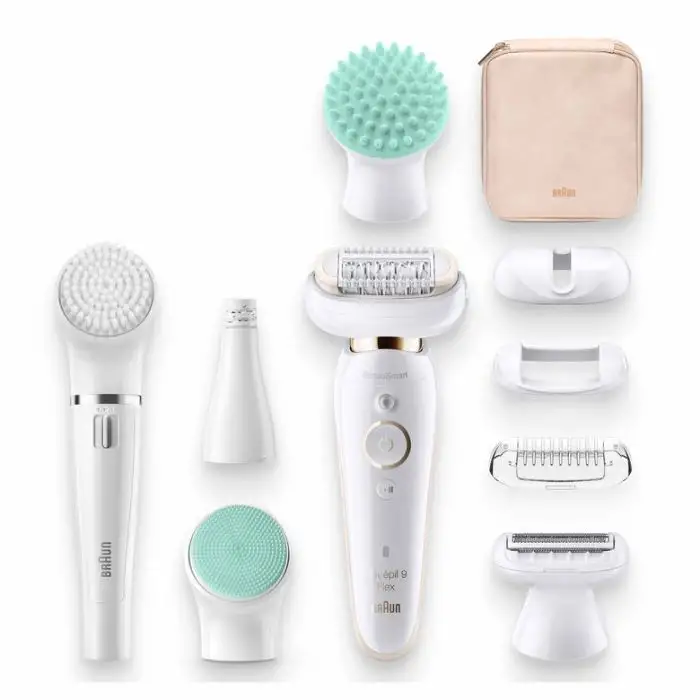 Braun Silk-épil 9 Flex 9-300 Beauty Set - Epilatore Elettrico Donna Bianco/Oro Con Testina Flessibile Per Un’Epilazione Più Facile , Prezzi Shock , 129273 , Immagine 6