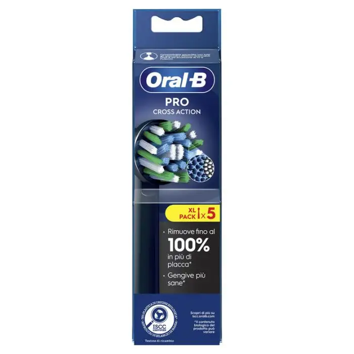 Oral-B Testine Di Ricambio Pro Cross Action Black, 5 Testine , 148021 , Immagine 5